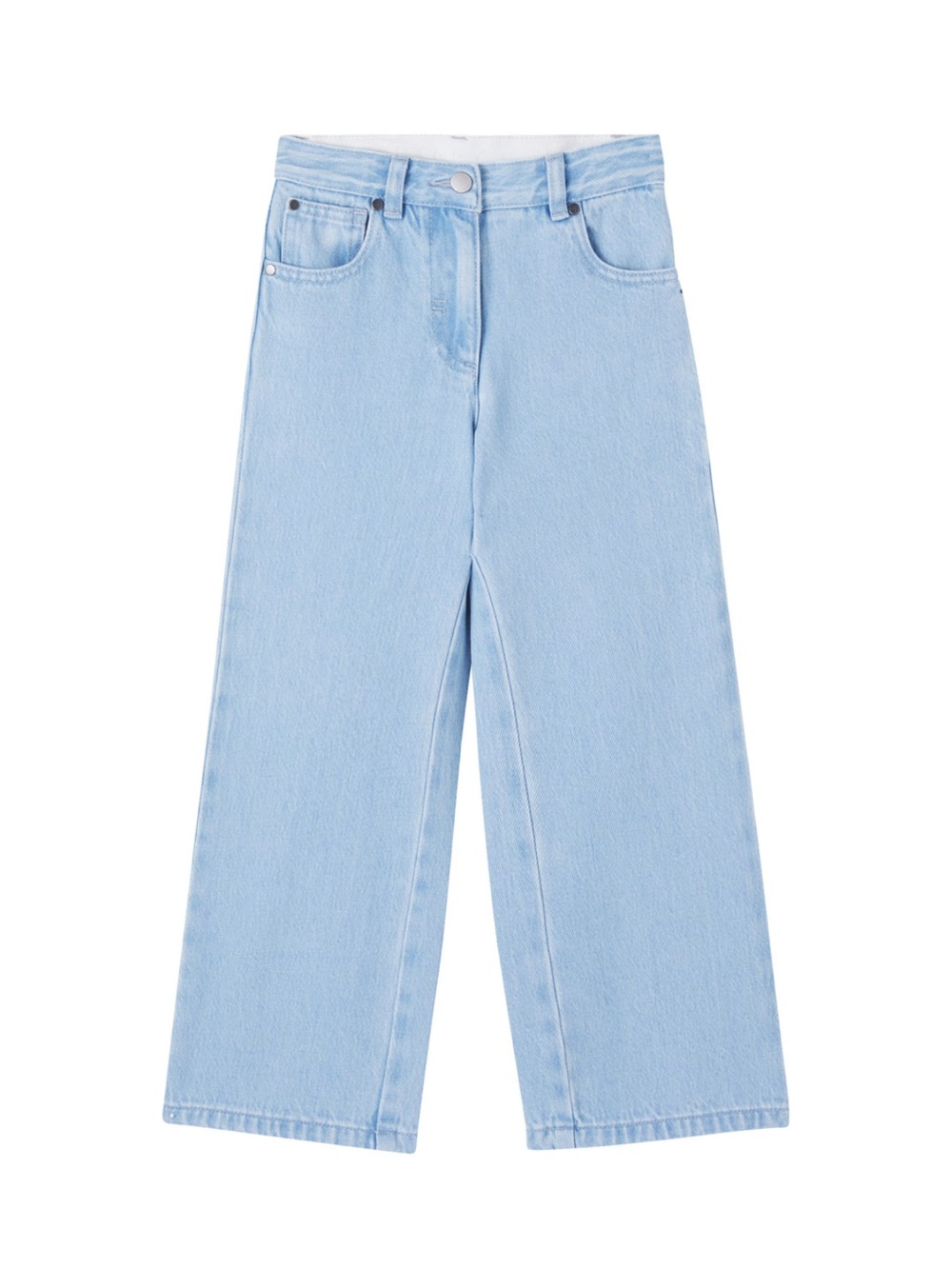 Stella McCartney Light Blue Wide-Leg Kids Jeans
